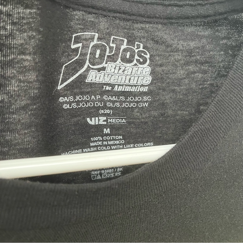 Jojo’s Bizarre Adventure Anime T Shirt Tee size M “I cast aside my humanness” - Picture 4 of 4